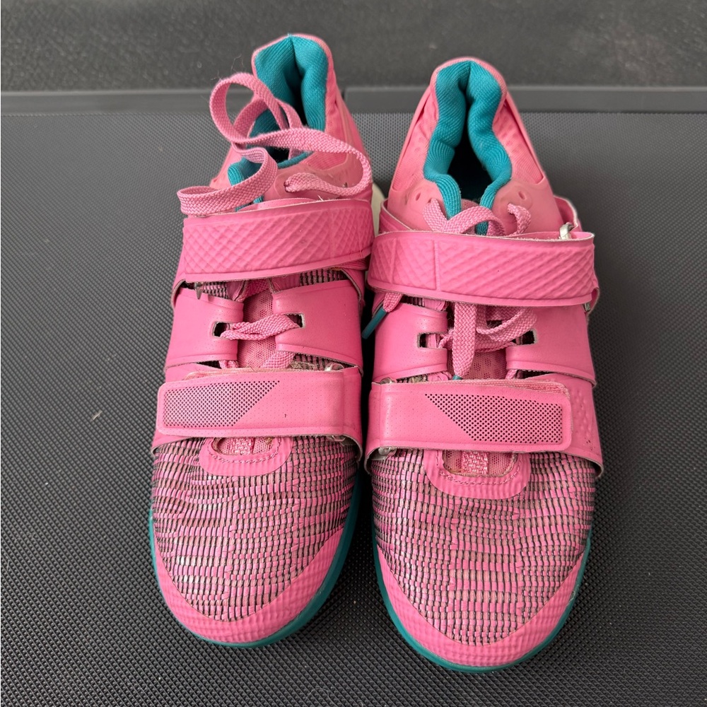 Reebok Pink and Teal Athletic Shoes